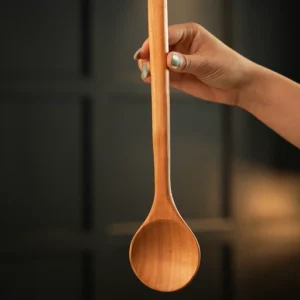 قاشق سر آشپز چوب گردو سایت چوب